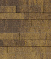  Брусчатка Прямоугольник Листопад 2.П.4 40 мм. Янтарь: внешний вид